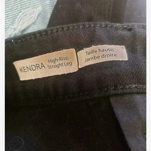 Mavi Kendra High Rise Straight Leg Black Jeans Size 26 - Picture 6 of 12